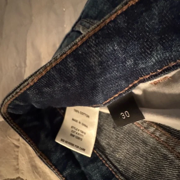 NWOT Flying Monkey Highrise Straight Ankle Jean Factory Distressed - Picture 3 of 6